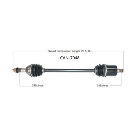 Wide Open OE Replacement CV Axle for CAN AM REAR L/R MAVERICK TURBO 1000 15-17 CAN-7048